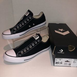 New Converse Black Low Top Sneakers